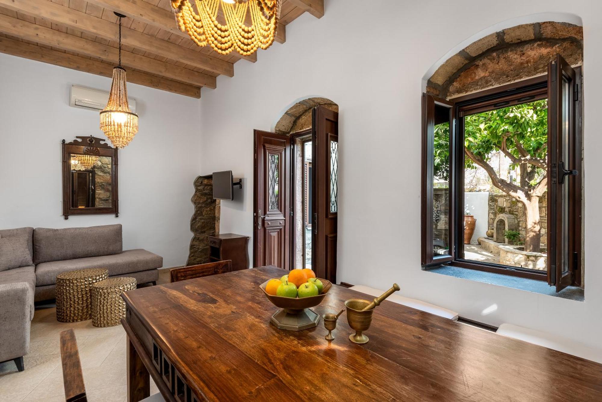 Villa Claudia In Lardos Bagian luar foto