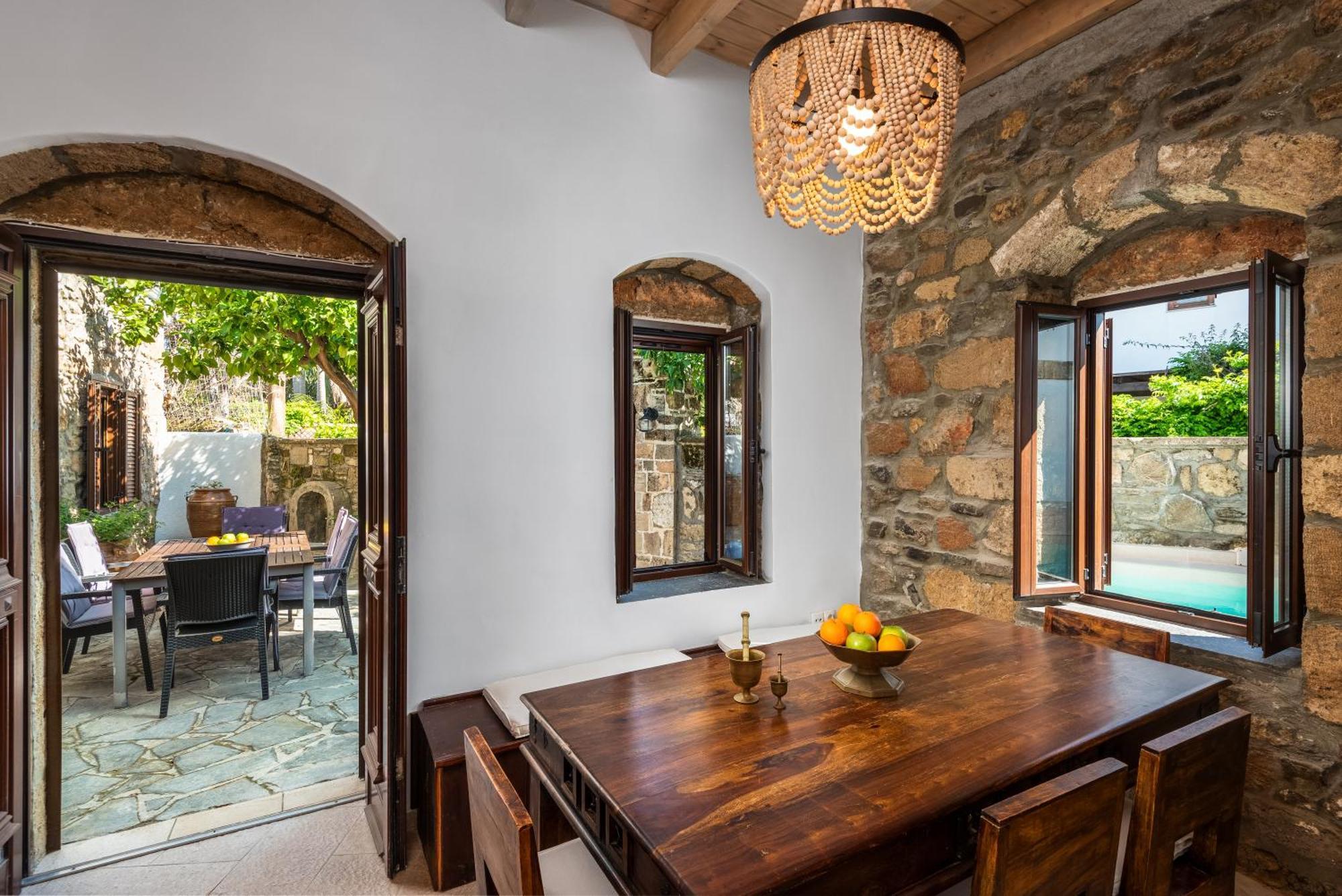 Villa Claudia In Lardos Bagian luar foto