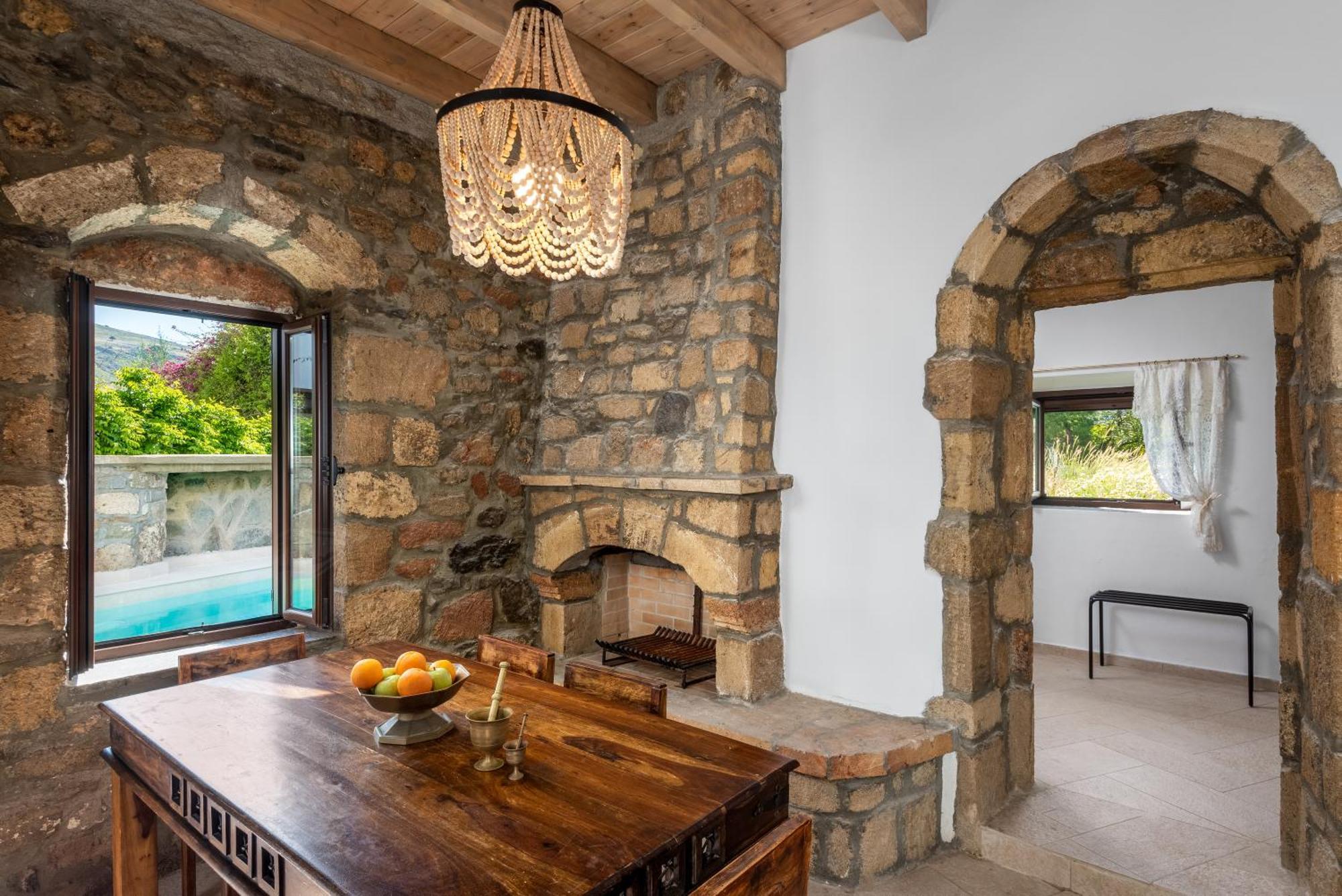 Villa Claudia In Lardos Bagian luar foto