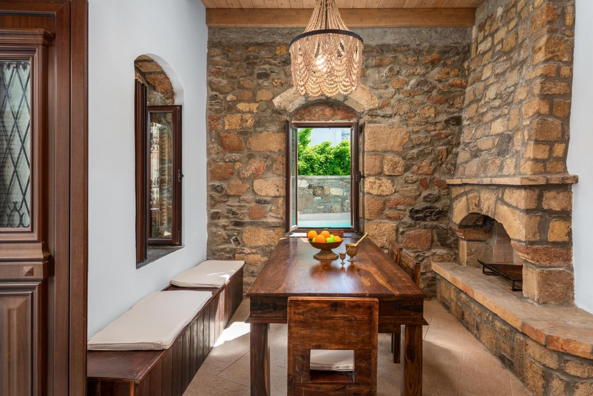 Villa Claudia In Lardos Bagian luar foto